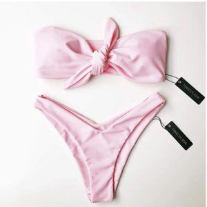 Pink Colada Bikini in Bubble Gum Pink NWT